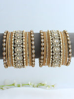 Maanvi Bangle Set / Stack-Gold
