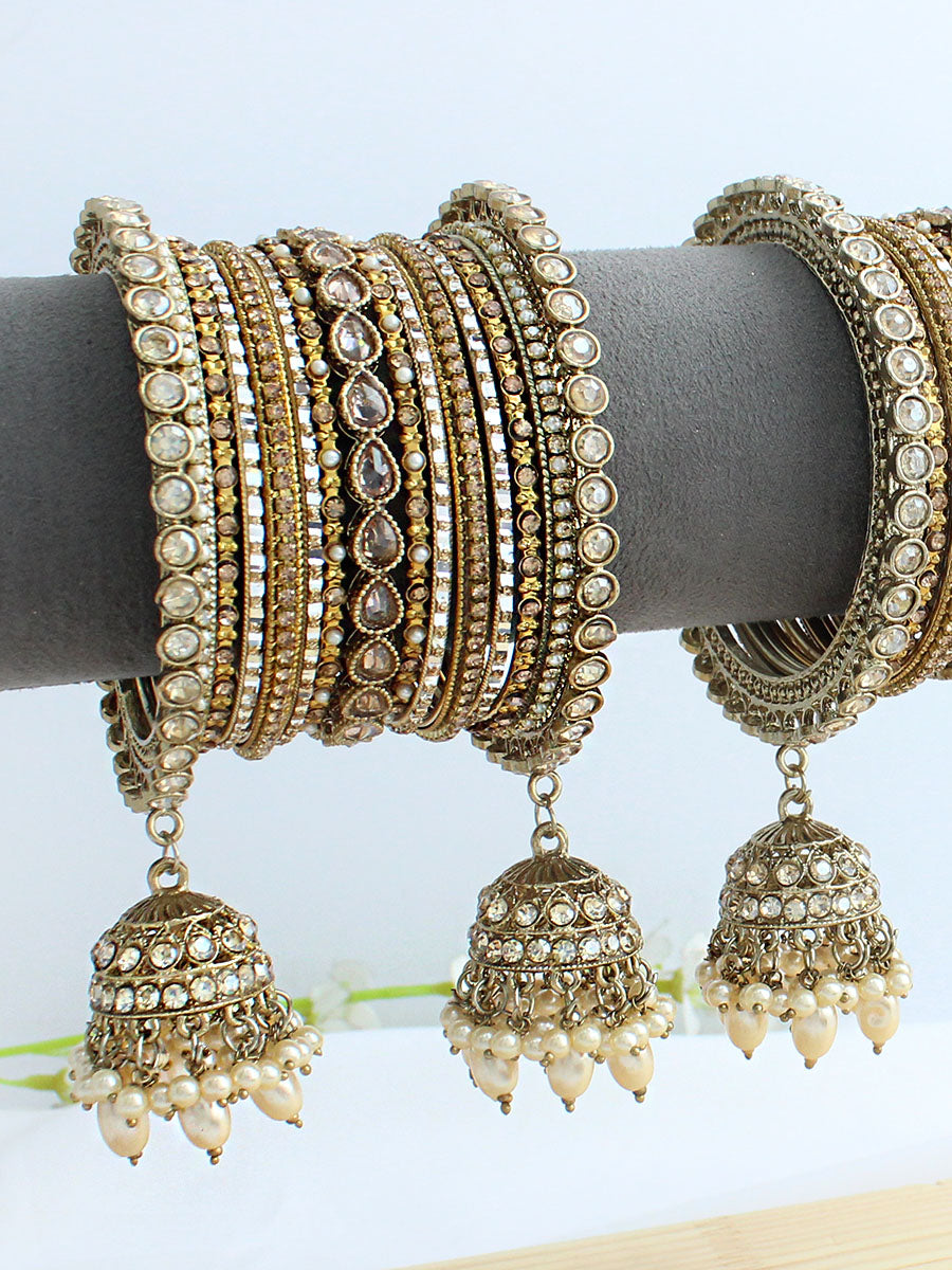 Aashi Bangle Set / Stack-Gold