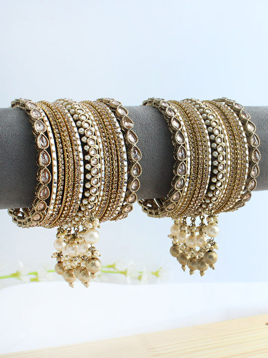 Miyana Bangle Set / Stack-Gold