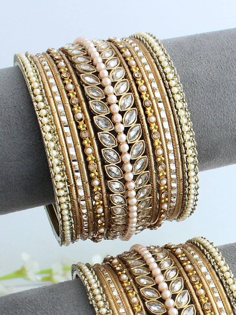 Mehru Bangle Set / Stack-Gold
