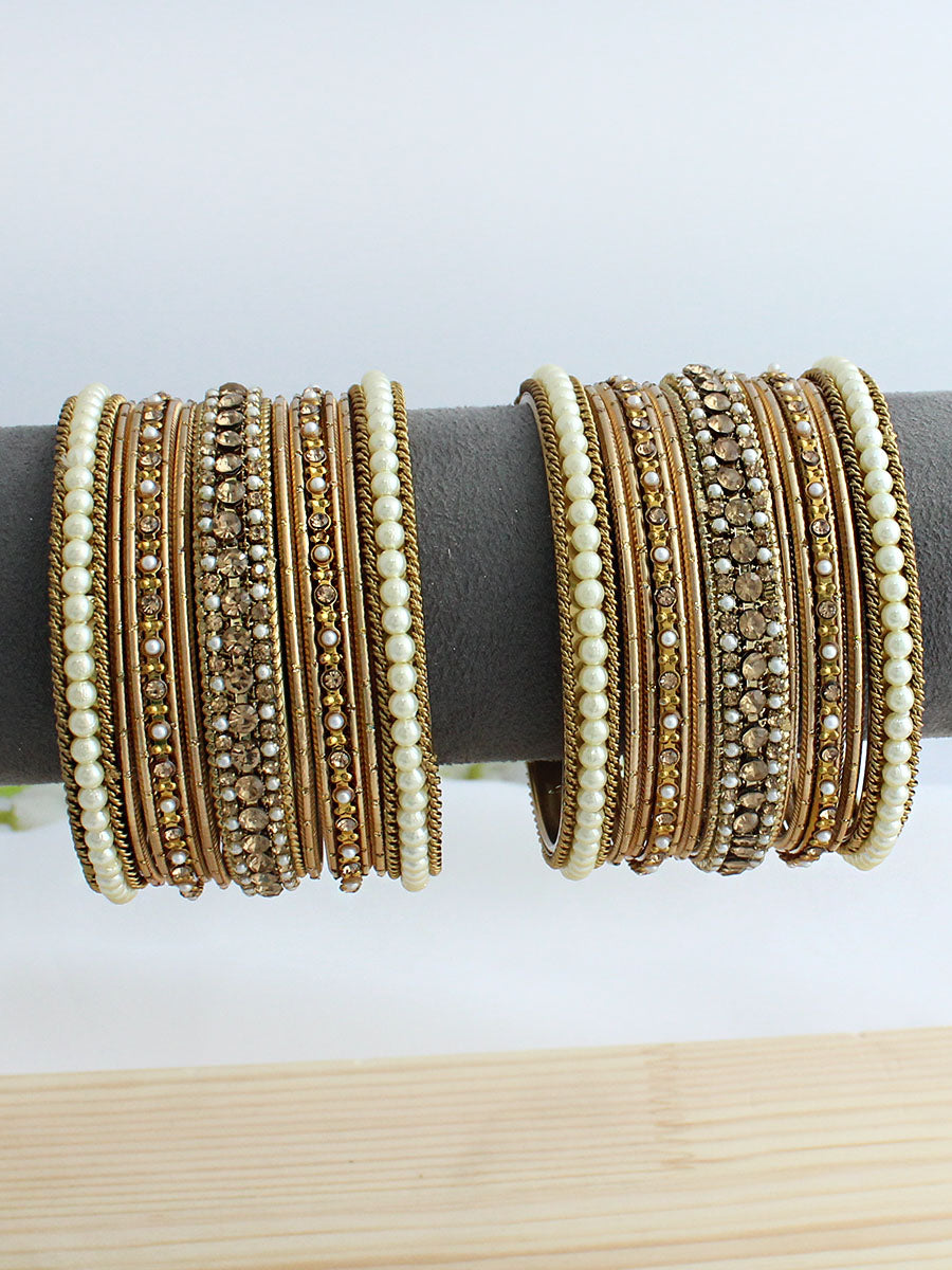 Supriya Bangle Set / Stack-Gold