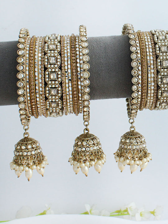 Virisha Bangle Set / Stack-Gold