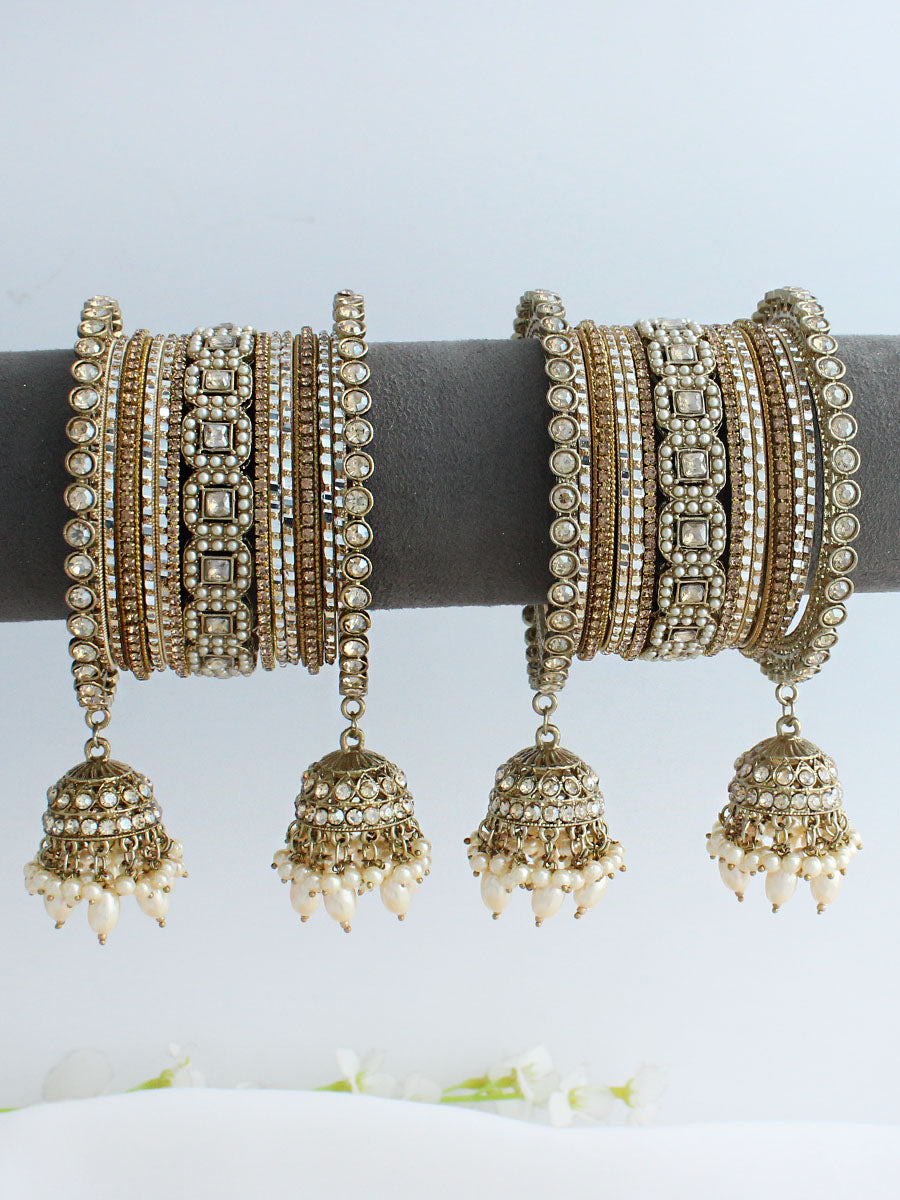 Virisha Bangle Set / Stack-Gold