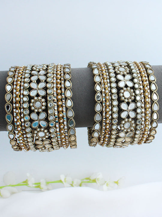 Aayat Mirror Bangle Set / Stack