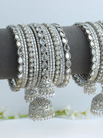 Tamara Bangle Set / Stack-Silver