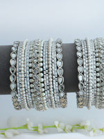 Erina Bangle Set / Stack-Silver