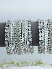 Erina Bangle Set / Stack-Silver