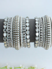 Mellisa Bangle Set / Stack-Silver