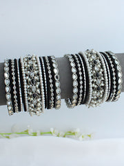 Ziba Bangle Set / Stack-Black