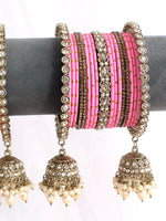 Farhana Bangle Set / Stack-Pink