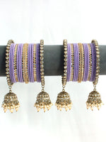Sheeba Bangle Set / Stack-Lavender