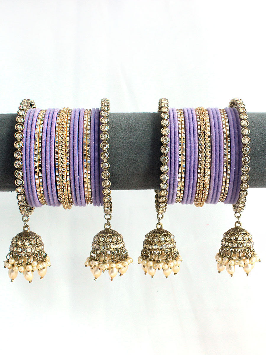 Sheeba Bangle Set / Stack-Lavender