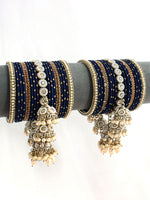Celina Bangle Set / Stack-Blue