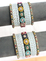 Nihika Bangle Set / Stack-Multicolor