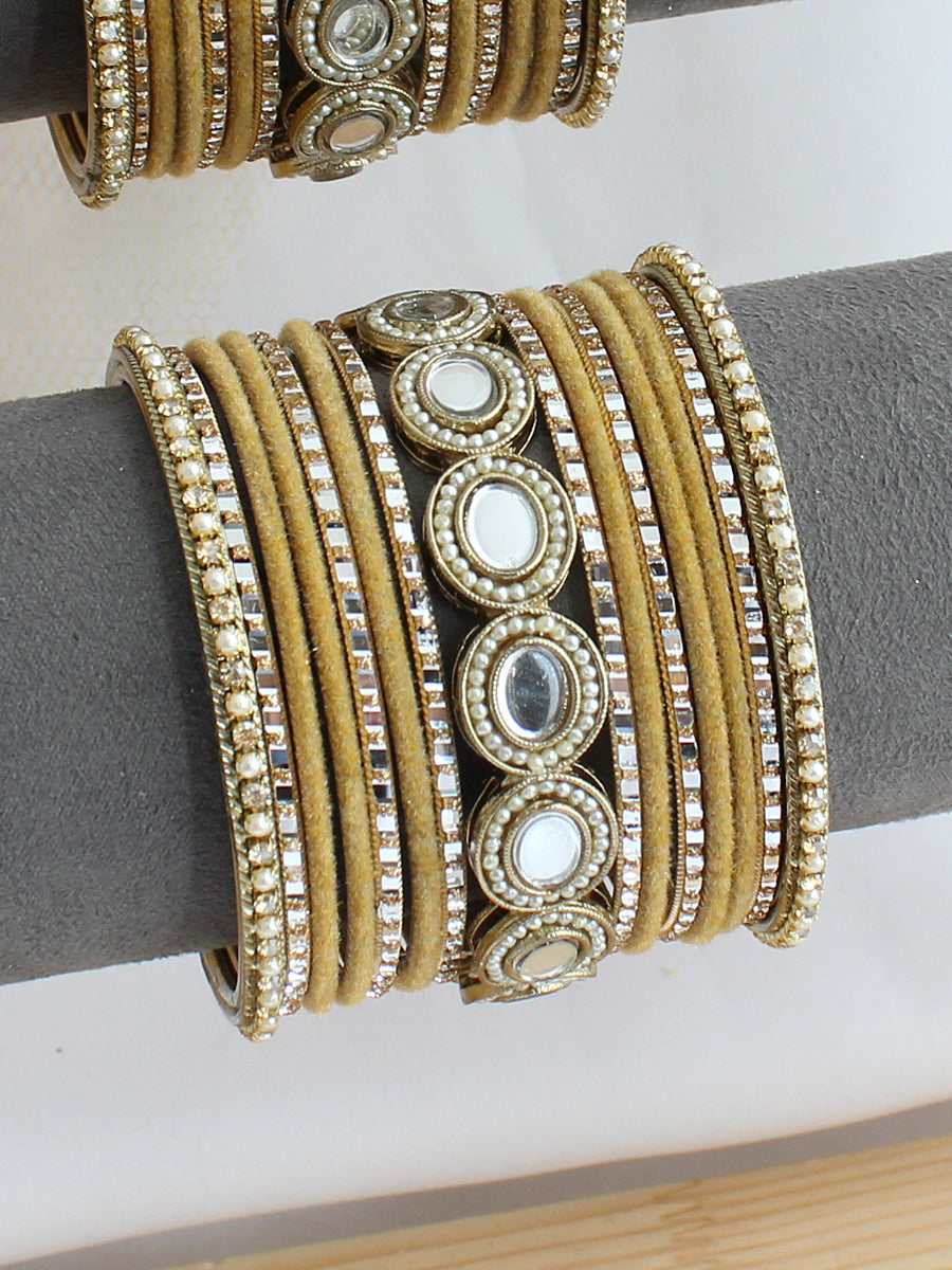 Kaveri Bangle Set / Stack-Gold