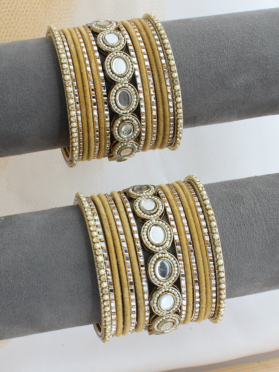 Kaveri Bangle Set / Stack-Gold