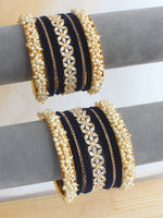 Sharvani Bangle Set / Stack-Blue