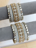Aranya Bangle Set / Stack-Grey