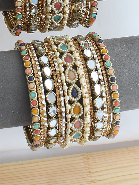 Ridhvi Bangle Set / Stack - Multicolor