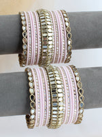 Navisha Bangle Set / Stack - Pastel Pink