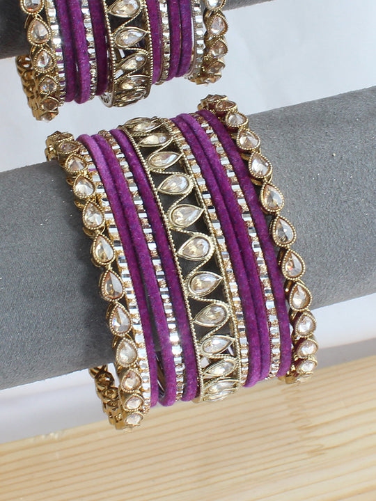 Simmy Bnagle Set / Stack - Purple