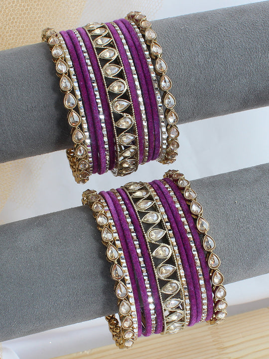 Simmy Bnagle Set / Stack - Purple