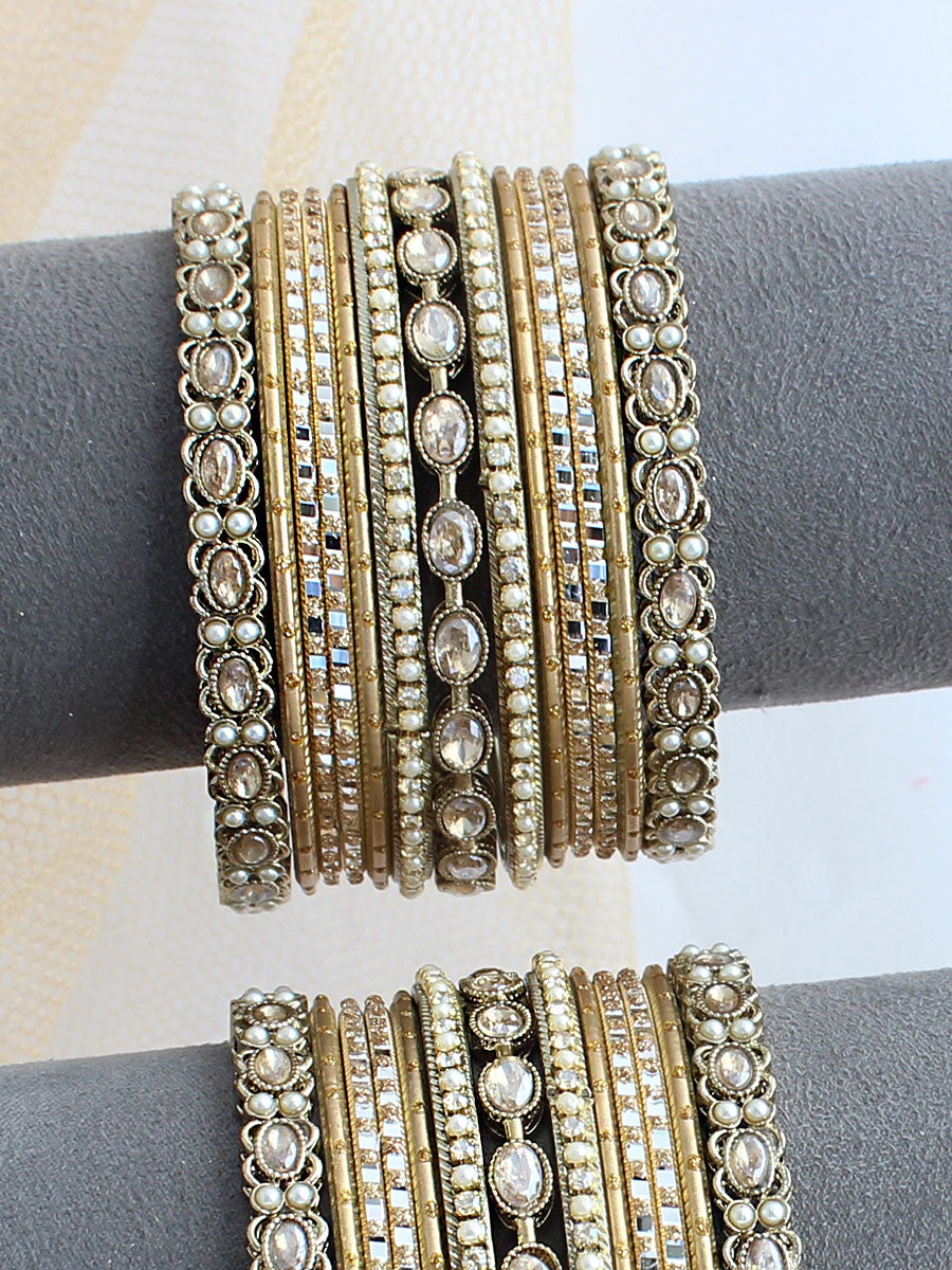 Chahak Bangle Set / Stack-Gold