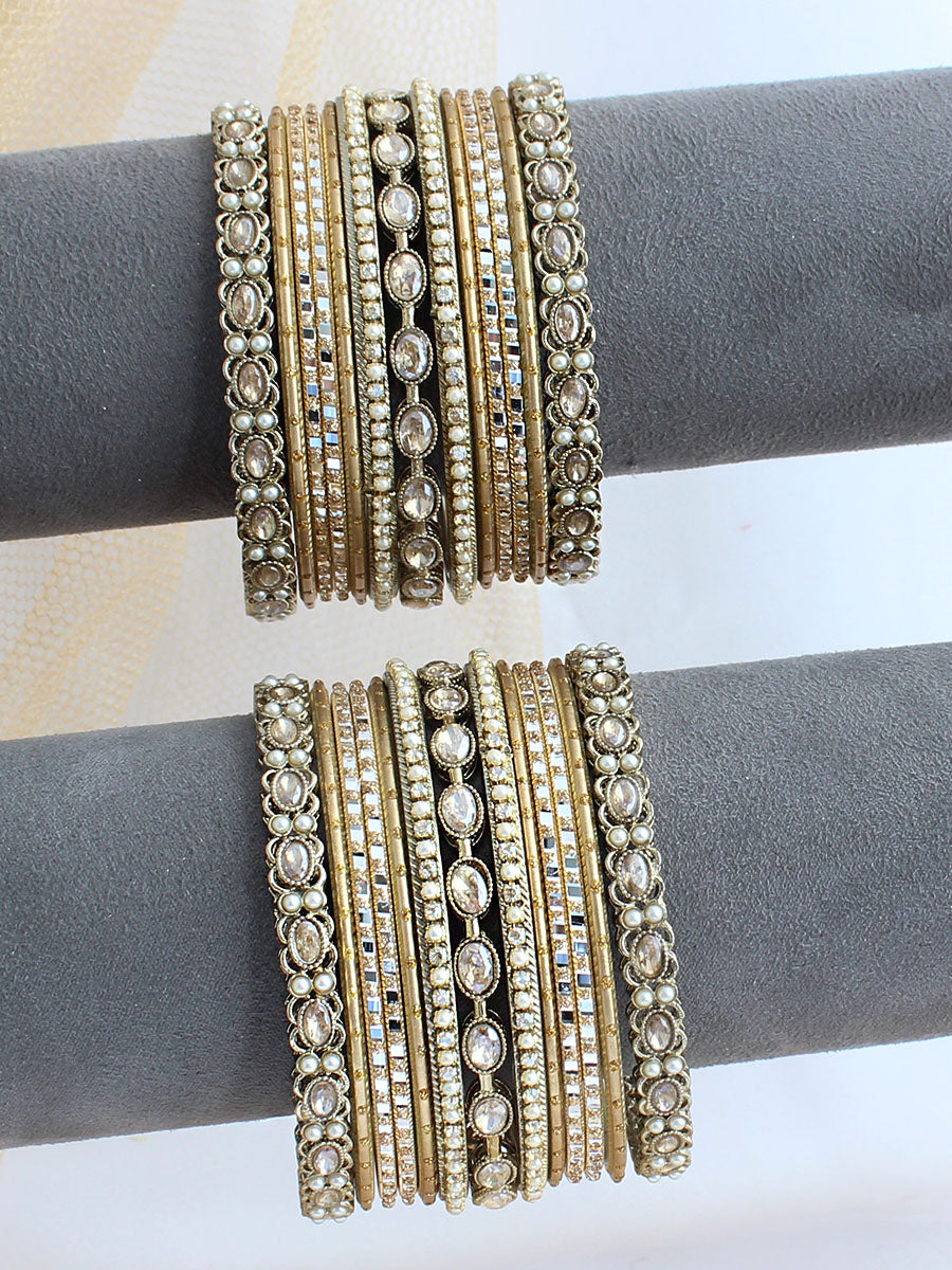 Chahak Bangle Set / Stack-Gold