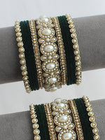 Chaaya Bangle Set / Stack-Green