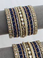 Komolika Bangle Set / Stack-Blue