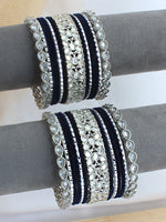 Sara Bangle Set / Stack - Navy Blue