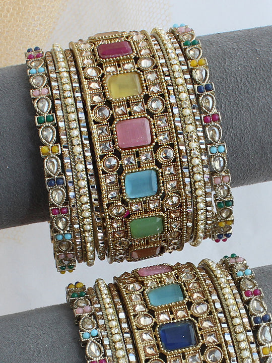 Sumi Bangle Set / Stack - Multicolor