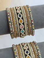 Kaushiki Bangle Set / Stack-Multicolor