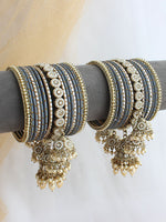 Remina Bangle Set / Stack-Grey