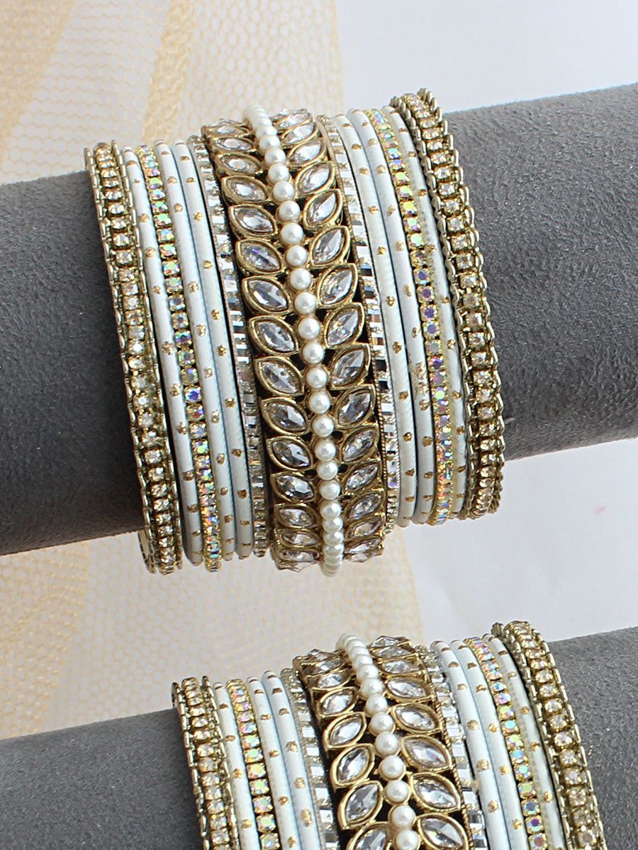 Lubna Bangle Set / Stack-Gold