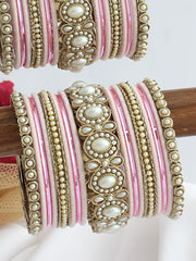 Karizma Bangle Set / Stack-Pastel Pink