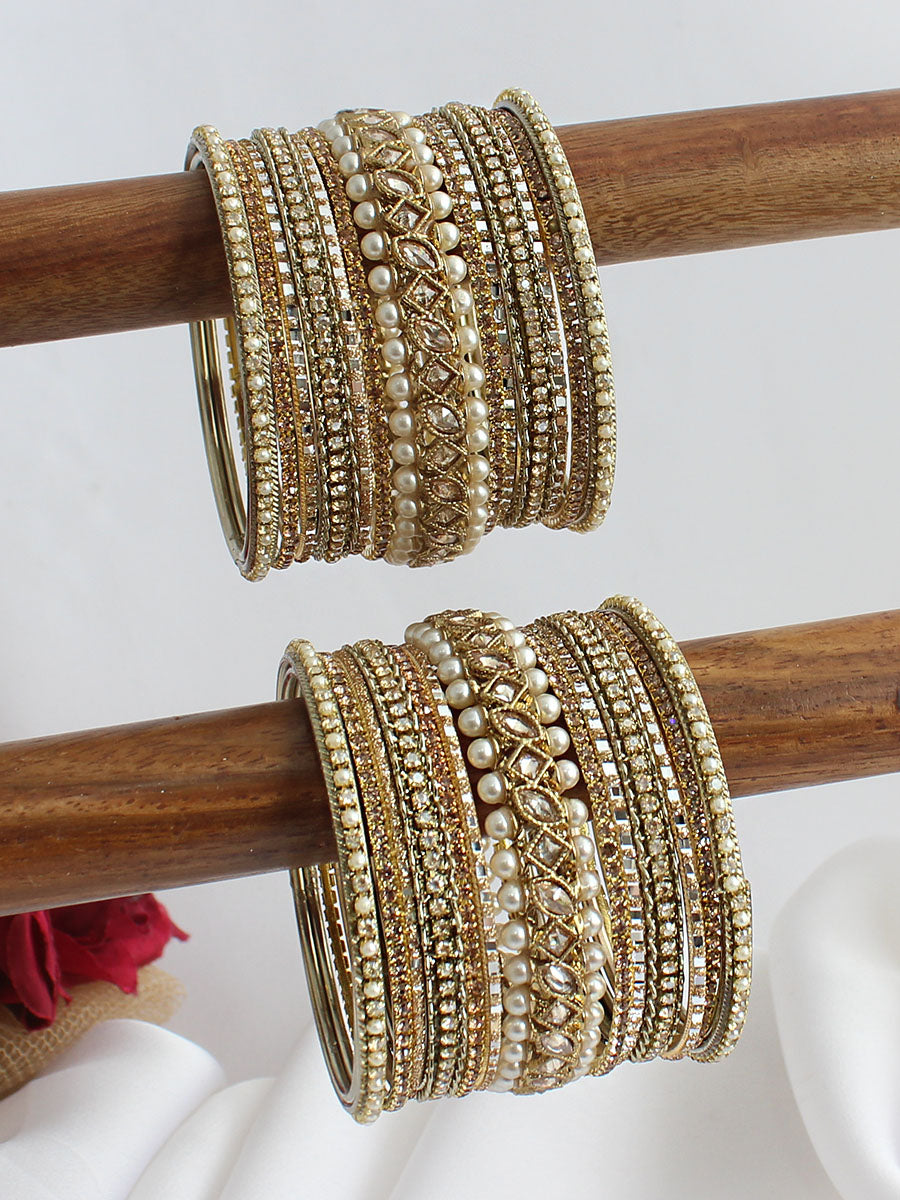 Samaira Bangle Set / Stack-Gold