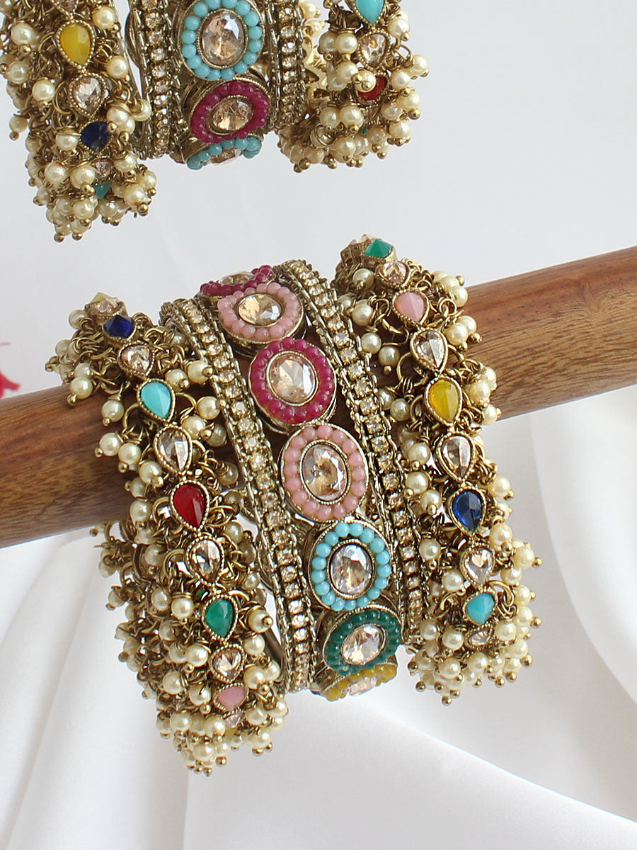 Aarchi Bangle Set / Stack-Multicolor