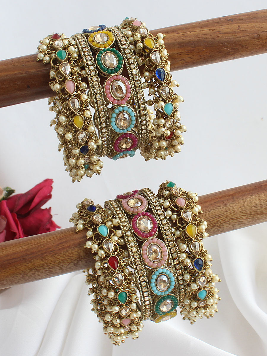 Aarchi Bangle Set / Stack-Multicolor