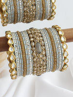 Sharvari Bangle Set / Stack-Grey