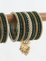 Arusha Bangle Set / Stack -Green