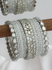Saisha Bangle Set / Stack-Silver