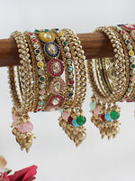 Karishma Bangle Set / Stack-Multicolor