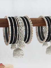 Shanvika Bangle Set / Stack-Black