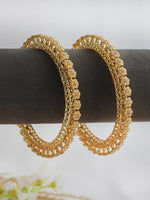 Nivedita Pacheli Bangle Set-Gold