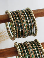 Kartika Bangle Set / Stack-Green