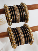 Mishti Bangle Set / Stack-Navy Blue