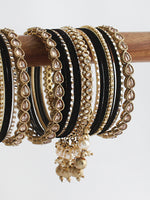 Anisha Bangle Set / Stack-Black