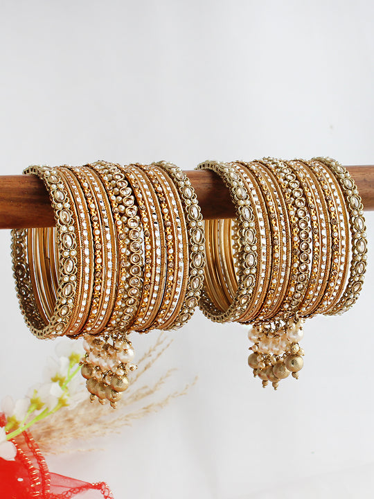 Heer Bangle Set / Stack-Gold