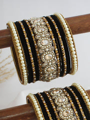 Oshira Bangle Set / Stack-Black